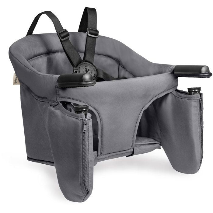 Siege de table mobile - HAUCK - Fix N Sit - De 6 mois a 15 kg - 37 x 42 x 32 cm - Gris foncé