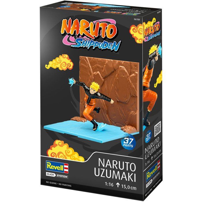 Maquette a construire - REVELL - Click System - Naruto Uzumaki - Sans colle - Pieces pré-peintes
