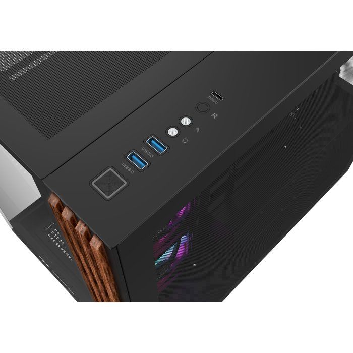 THERMALTAKE - CA-1Z2-00M1WN-WS - View 380 WS ARGB - Boitier PC sans alimentation - Moyen tour - Format ATX - Noir