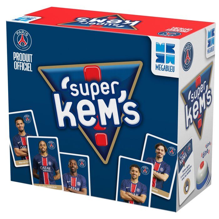 Super Kems Paris Saint Germain - Jeu de société - MEGABLEU - Des 6 ans