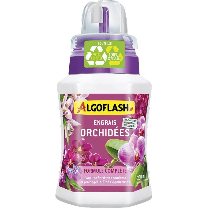 Engrais orchidées - ALGOFLASH - 250 ml - UAB