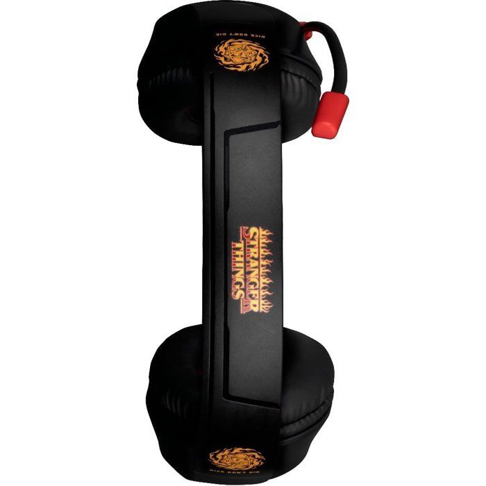 Casque gaming circum-aural - Filaire - Konix - Stranger Things - PC, PS5, Switch 2 et Xbox - Microphone - Câble 1,5 m