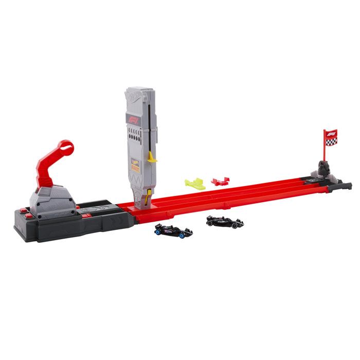 Ensemble véhicule de course et piste Hot Wheels JKM88 Multicolore