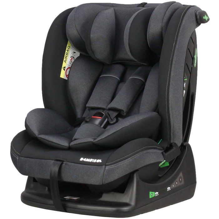 Siege auto réversible évolutif - BAMBISOL - AY913PLUSN - Groupe 0+/1/2/3 - I-Size - Inclinable - Réducteur - Noir