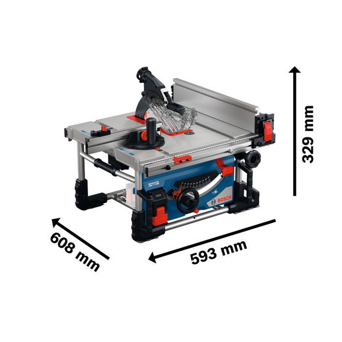 Scie sur table BOSCH PROFESSIONAL - GTS 18V-70 - 18V - 216 mm - 5?500 t/min - Avec accessoires