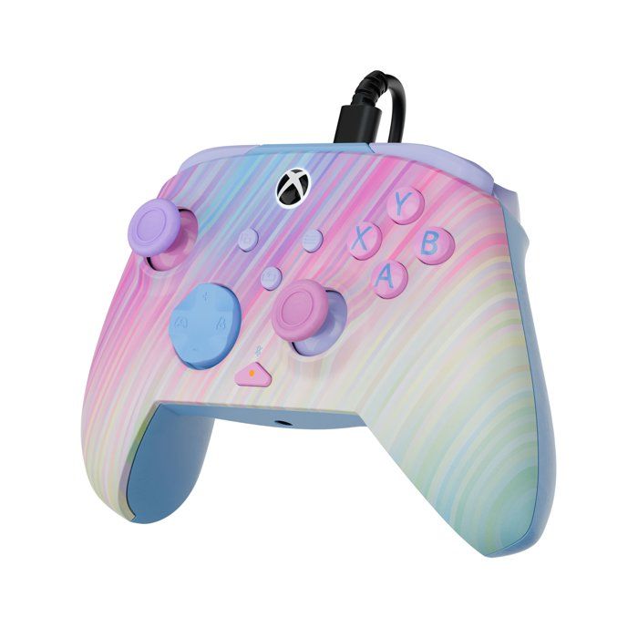 Manette filaire Turtle Beach Rematch Advanced Cotton Candy Xbox Series XS, Xbox One et PC