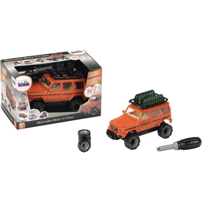 Set de construction 2-en-1 - KLEIN - 3807 - Mercedes-Benz Classe G - 36 pièces - Avec tournevis - Dès 3 ans
