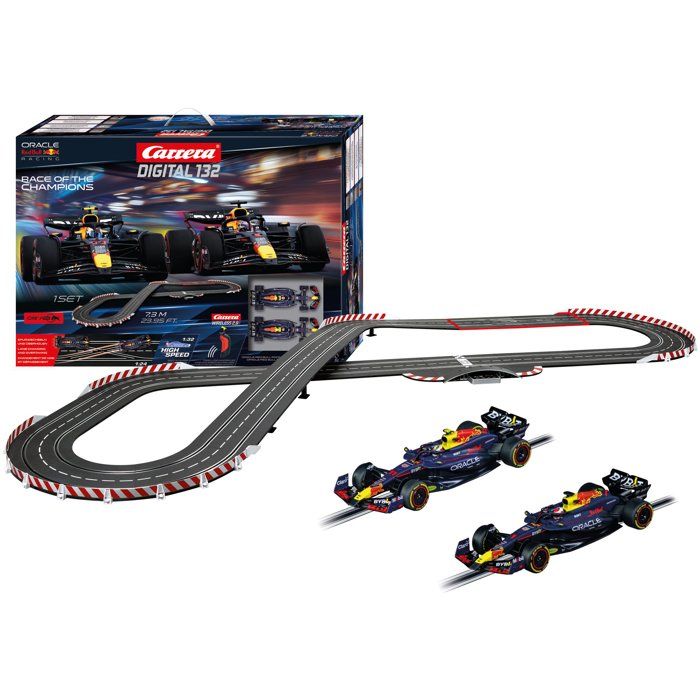 Circuit électrique - CARRERA Digital 132 - Race of Champions - Échelle 1:32 - 2 Formule 1 - Des 8 ans