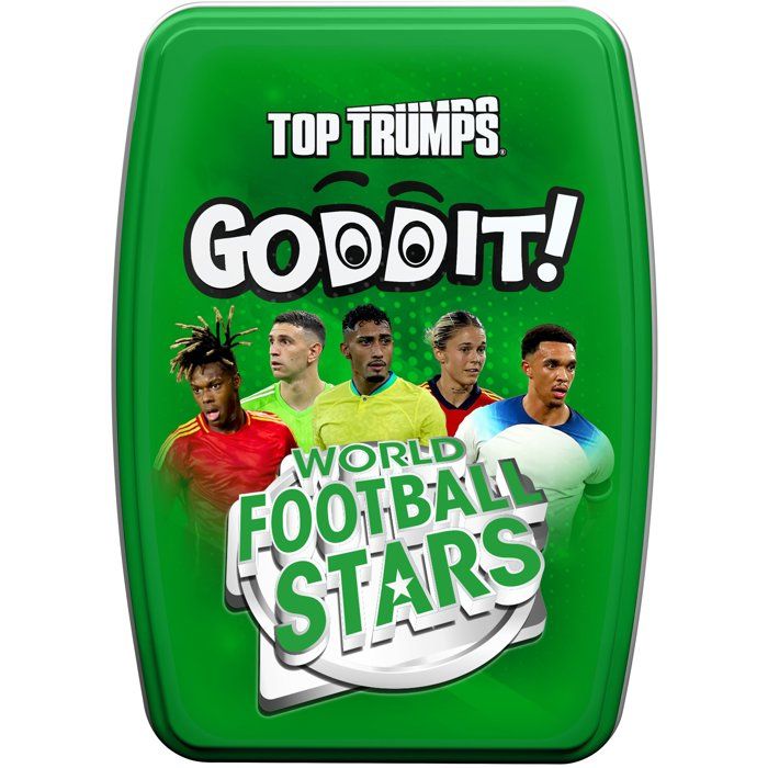 GODDIT - Top Trumps World Football Stars - Jeu de cartes - WINNING MOVES - 1 a 6 joueurs - Des 6 ans