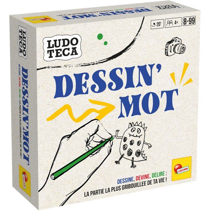 Dessin'Mot - Jeu de Dessin - LUDOTECA - LISCIANIGIOCHI - a partir de 4 joueurs - Des 8 ans