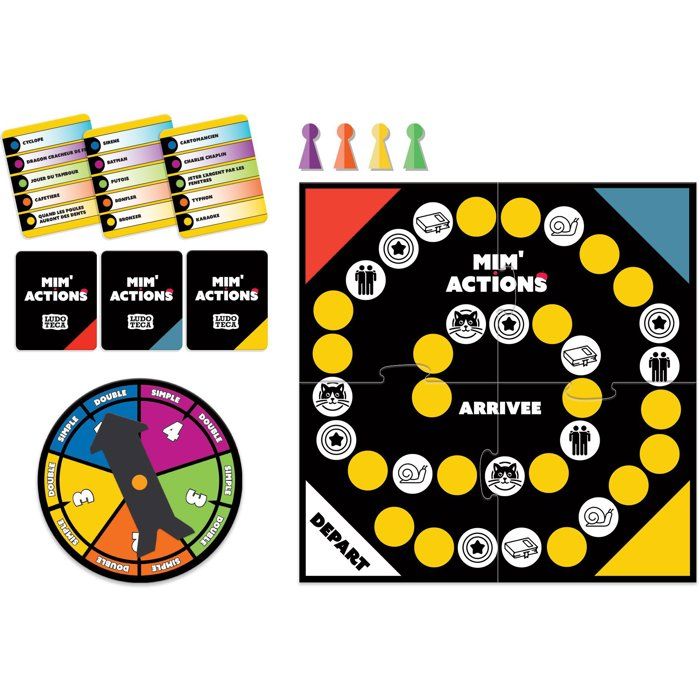 Mim'Actions - Jeu de mime - LUDOTECA - LISCIANIGIOCHI - a partir de 3 joueurs - Des 8 ans