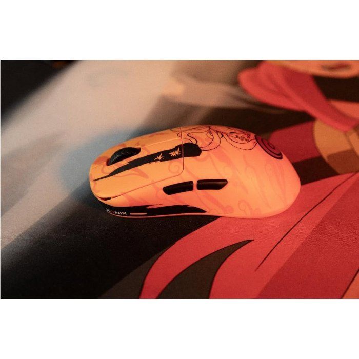 Souris gaming - Filaire/sans fil PC - KONIX - Naruto Shippuden - Édition Pro Collector Numérotée - Orange