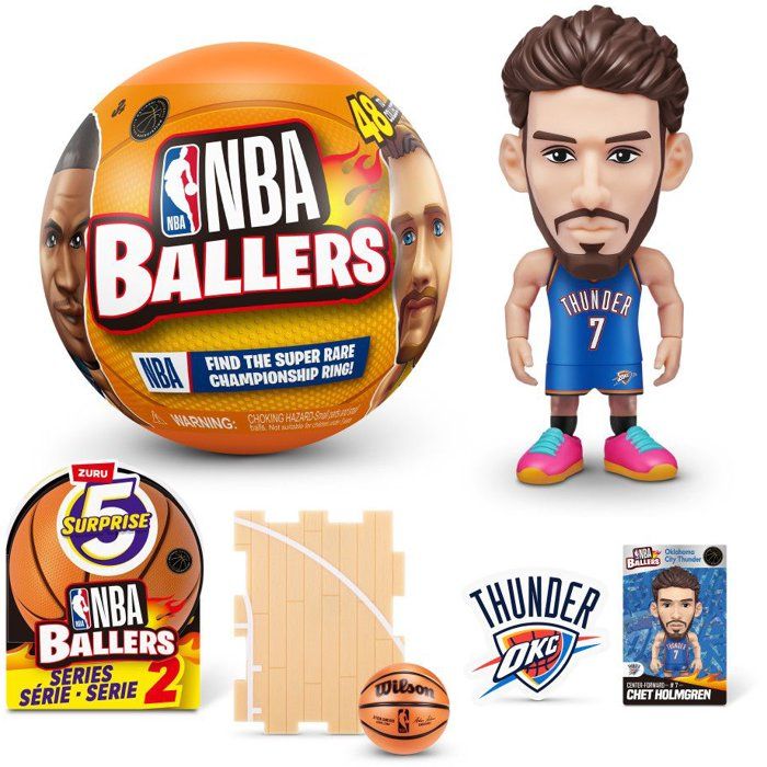 Capsule surprise - Figurine - ZURU - NBA Ballers S2 - Modele aléatoire - Des 3 ans