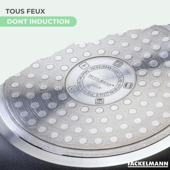 Set chandeleur crepiere - FACKELMANN - BRANDAO - Ř 26 cm - 3 ustensiles