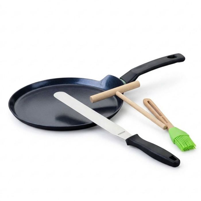 Set chandeleur crepiere - FACKELMANN - BRANDAO - Ř 26 cm - 3 ustensiles