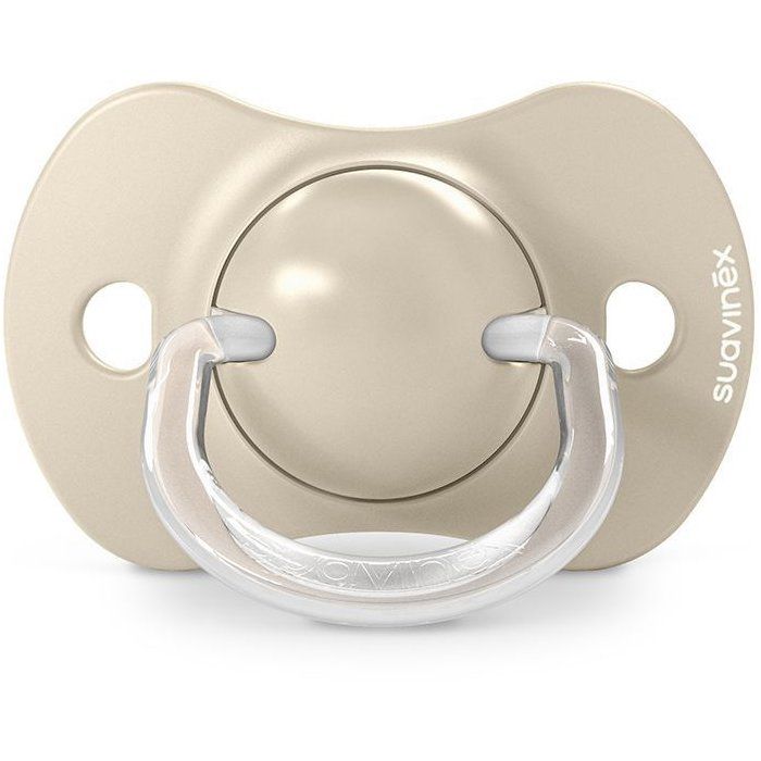 Lot de 2 sucettes symétriques - SUAVINEX - Birdies - SX Pro - 0 a 6 mois - Beige