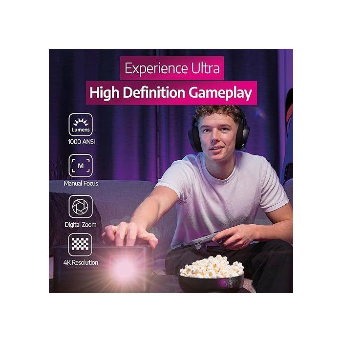 Vidéoprojecteur - PHILIPS - Gamepix 900 - 4K UHD - 1 000 lumens ANSI - LED - 120