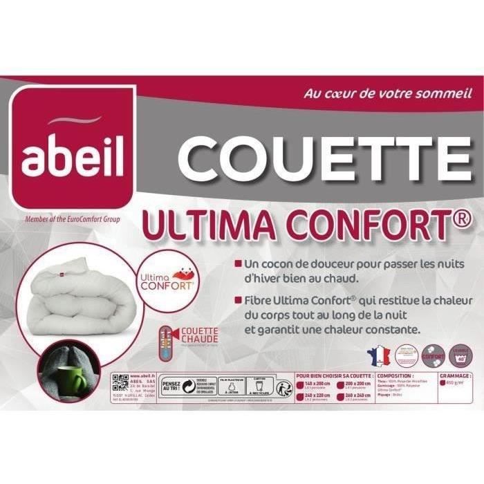 ABEIL Couette chaude 450gr/m≤ Ultima Confort - 200 x 200 cm
