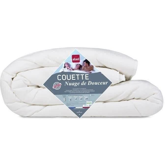 ABEIL Couette légere NUAGE de DOUCEUR 200x200 cm blanc