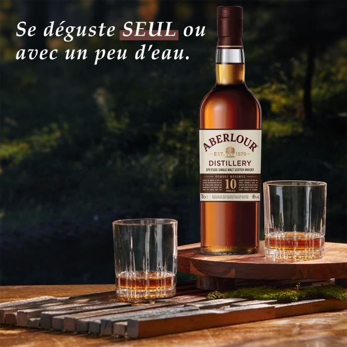 Aberlour - 10 ans - Whisky Ecossais Single Malt - 40,0% Vol. - 70cl avec etui