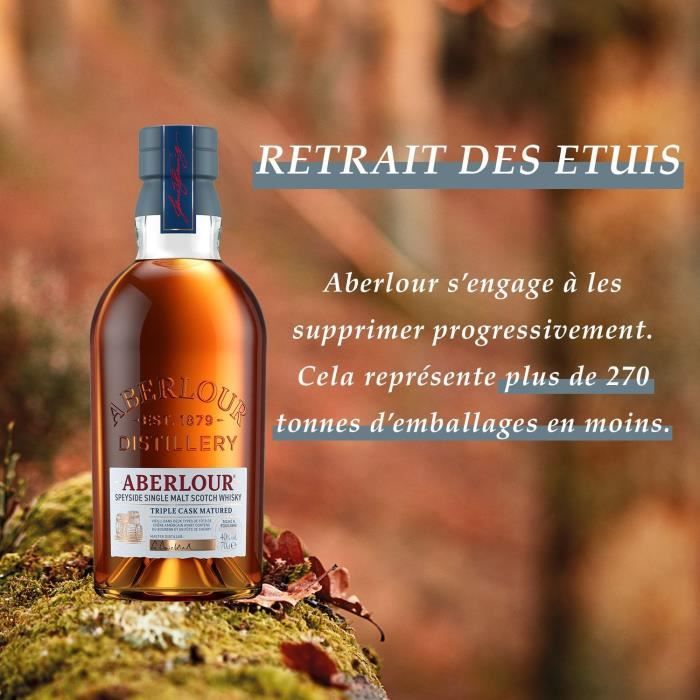 Aberlour - Triple Cask - Whisky Ecossais Single Malt - 40,0% Vol. - 70cl