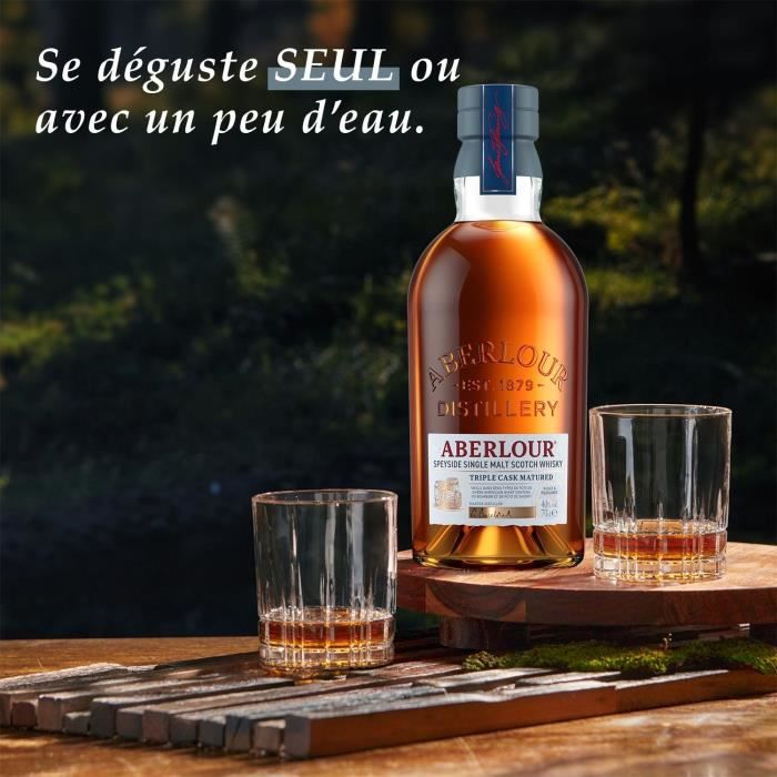 Aberlour - Triple Cask - Whisky Ecossais Single Malt - 40,0% Vol. - 70cl