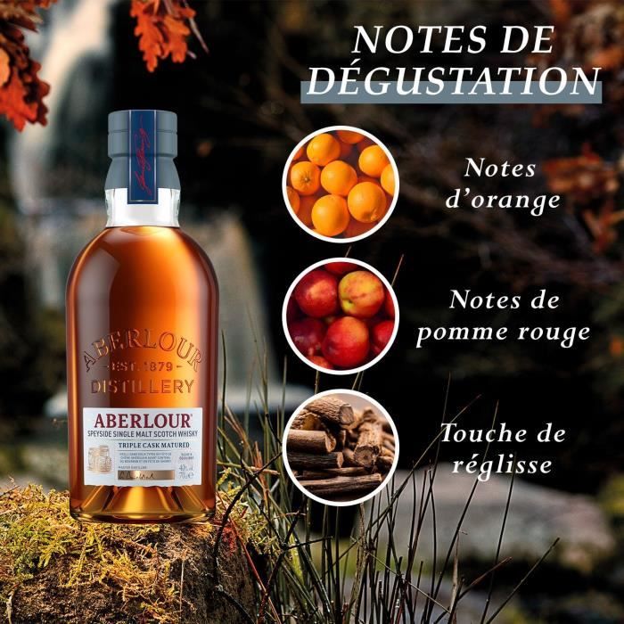 Aberlour - Triple Cask - Whisky Ecossais Single Malt - 40,0% Vol. - 70cl