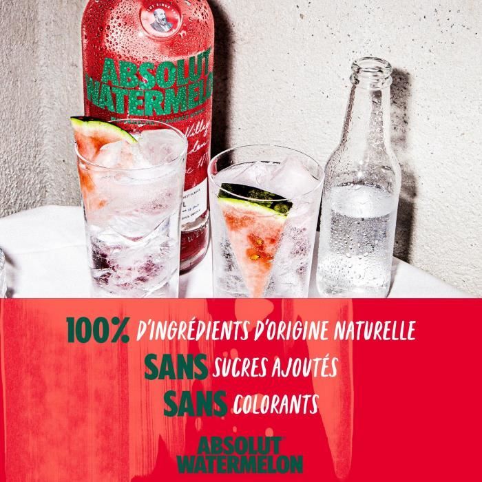 Absolut - Watermelon - Vodka aromatisée - 38,0% Vol. - 70cl
