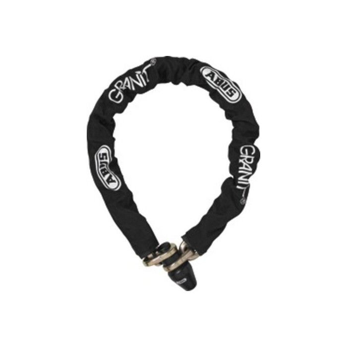 Antivol de chaîne monobloc - ABUS - 1480/120 - Maillons 14 mm - Gainage tissu - Cylindre XPlus