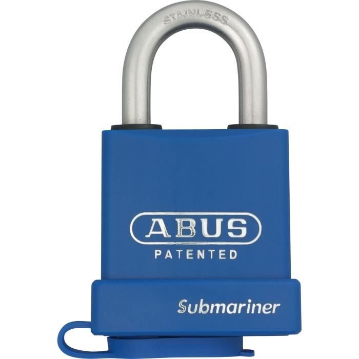Cadenas rÈsistant aux intempÈries - ABUS - 83WPIB/53 Submariner - Anse acier inoxydable - Cylindre interchangeable