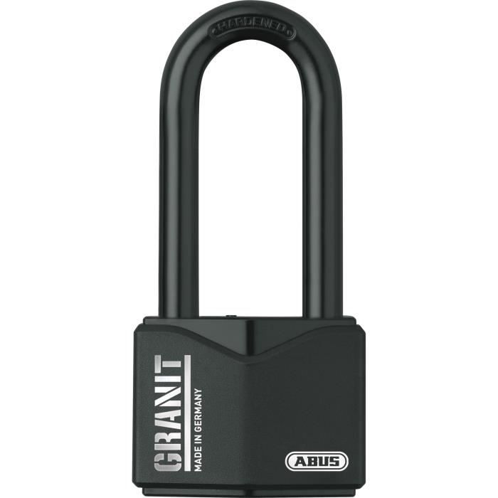 Cadenas - ABUS - 12088 - Acier trempé - Anse longue 75mm - Sécurité niveau 6