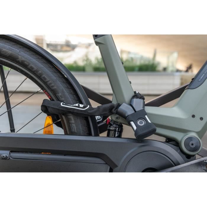 Antivol pliable - ABUS - BORDO ONE 6500A/110 - Support RC - Noir