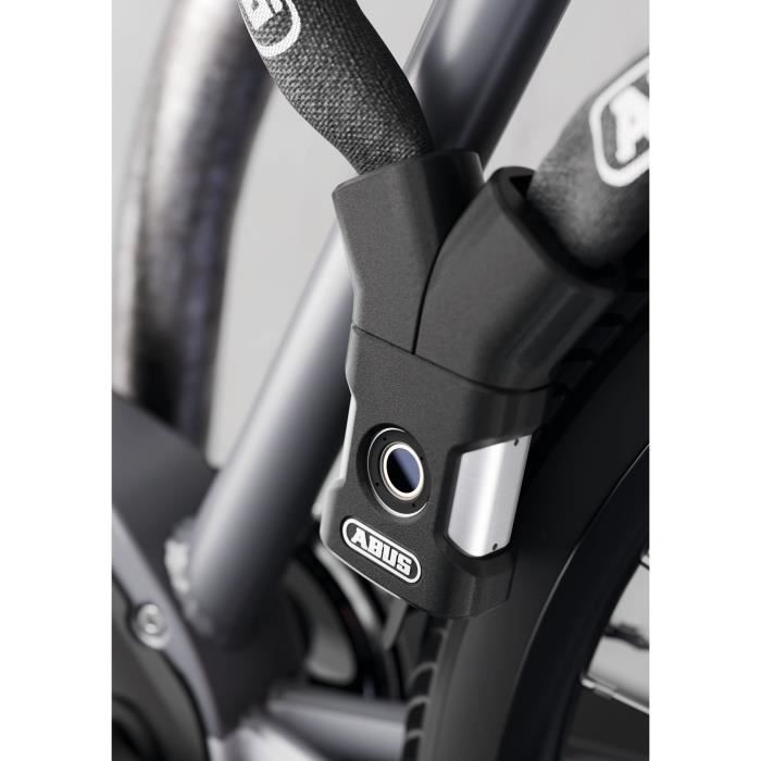 Antivol pliable - ABUS - BORDO ONE 6500A/110 - Support RC - Noir