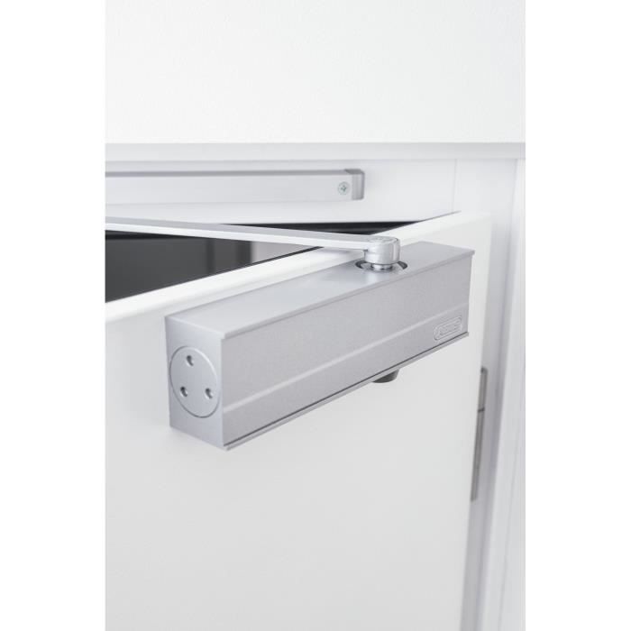 Ferme-porte - ABUS - AC7303 S - Fermeture sûre - Silencieuse - Adaptée aux portes jusqu'a 96 cm - Poids max 60 kg