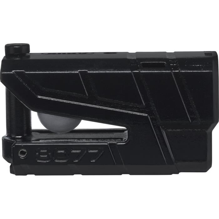 Antivol de disque - ABUS - 8077 II SRA Granit Detecto Black - Pene 19 mm - Alarme 100 dB - 2 clÈs