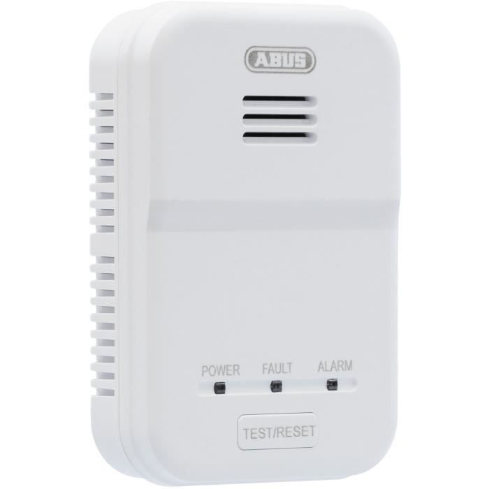 DÈtecteur de fumÈe - ABUS - GWM100ME - Connectable jusqu'a 10 appareils - Alarme 85 dB - Pile lithium 10 ans