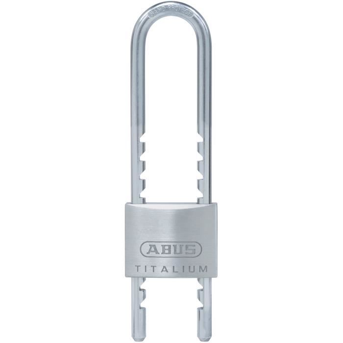 Cadenas - ABUS - 64TI/50HB60-150 B/DFNLI Titalium - Corps aluminium - ClÈ paracentrique