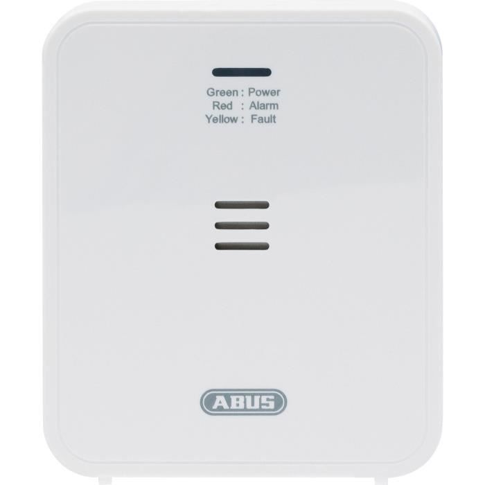 Détecteur de fumée - ABUS - COWM370 - Connectable - Alarme 85 dB - Protection 40 m² - Pile lithium 10 ans