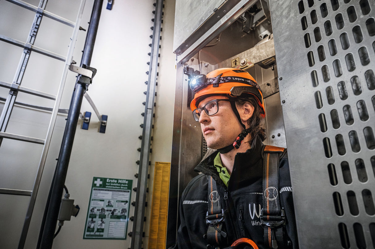 Casque de protection industrielle - ABUS - SPECTOR - Orange