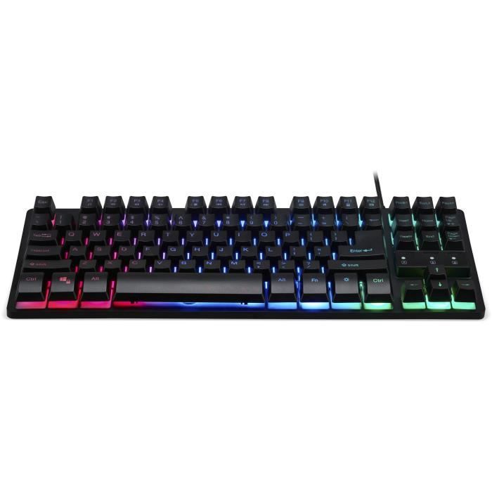 Clavier gaming - ACER - GP.KBD11.01W - AZERTY - Rétro-éclairage RGB - Membrane TKL 80%
