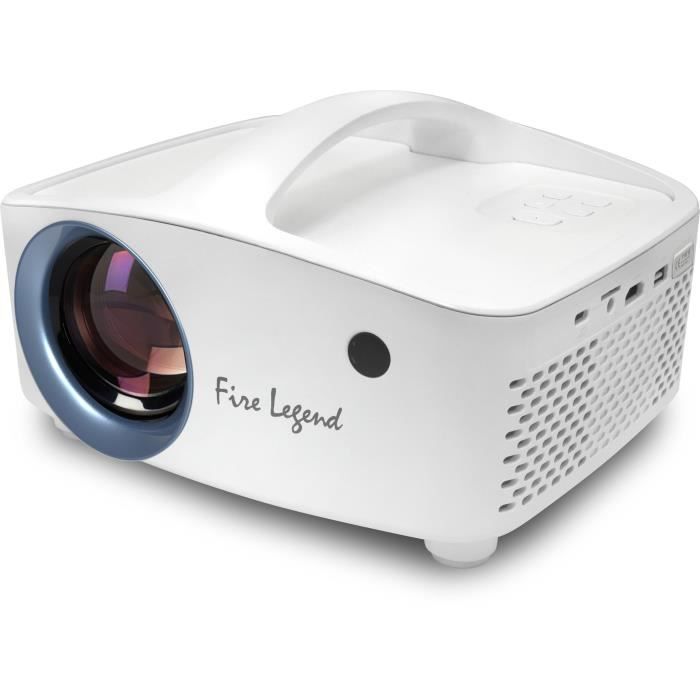 VidÈoprojecteur AOPEN Fire Legend QF13 - LCD - FHD (1920 x 1080) - 6000 Lumens (280 ANSI) - HDMI, USB, WIFI - Haut-parleur 5W