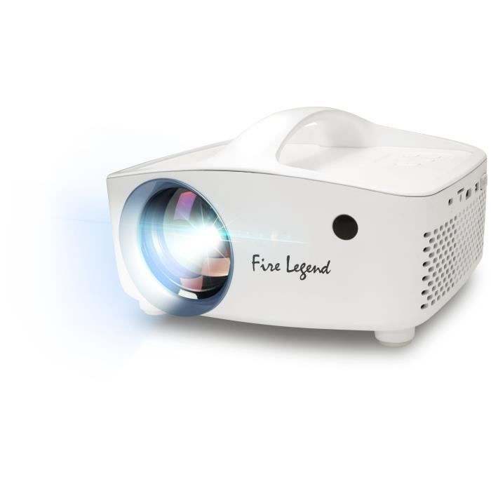VidÈoprojecteur AOPEN Fire Legend QF13 - LCD - FHD (1920 x 1080) - 6000 Lumens (280 ANSI) - HDMI, USB, WIFI - Haut-parleur 5W