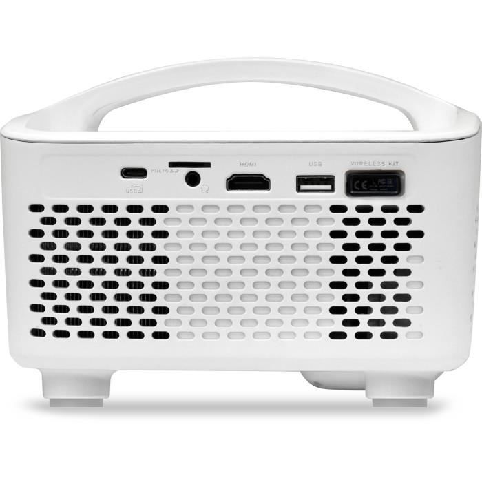 VidÈoprojecteur AOPEN Fire Legend QF13 - LCD - FHD (1920 x 1080) - 6000 Lumens (280 ANSI) - HDMI, USB, WIFI - Haut-parleur 5W