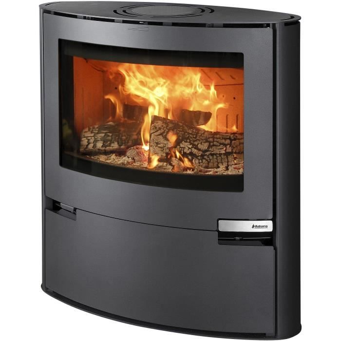 Poele a bois - ADURO 15 - 50551 - 6,5 KW - Noir