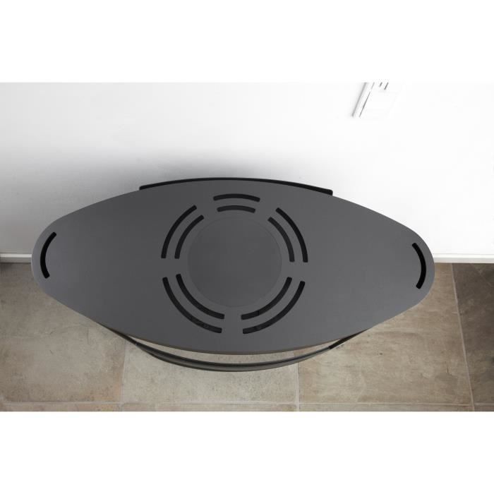 Poele a bois - ADURO 15 - 50551 - 6,5 KW - Noir