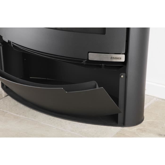 Poele a bois - ADURO 15 - 50551 - 6,5 KW - Noir