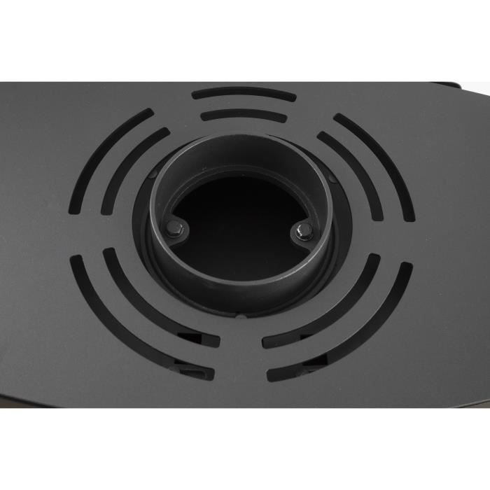 Poele a bois suspendu - ADURO 15-3 - 50554 - 6,5 KW - Noir