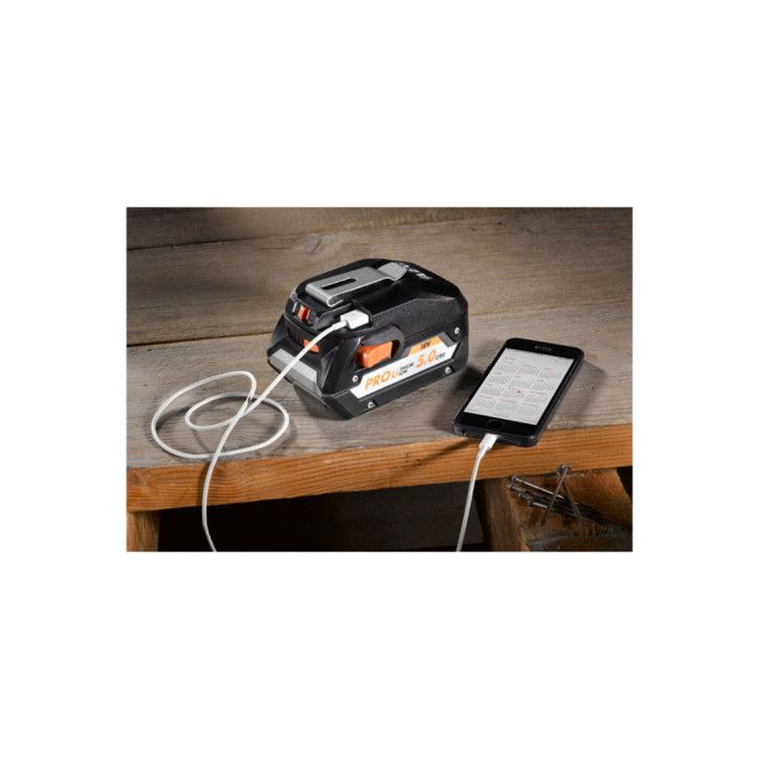 AEG - Adaptateur 18V avec prise USB, sans batt. ni chargeur, en carton - BHJ18C-0