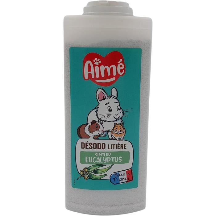 Hygiene rongeur - AIME - Désodorisant litiere - Eucalyptus - 700 ml - 100% naturel