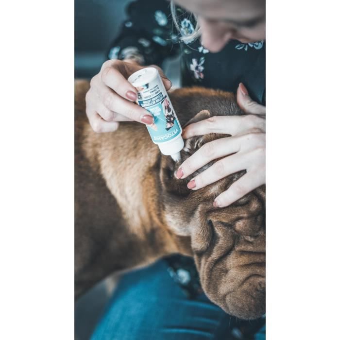 VETOCANIS Nettoyant Oreille pour Chat et Chien 60ml